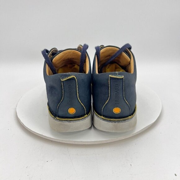 Samuel Hubbard 3216 Men Size 9.5M Blue Navy Suede Lace Up Derby Casual Shoes